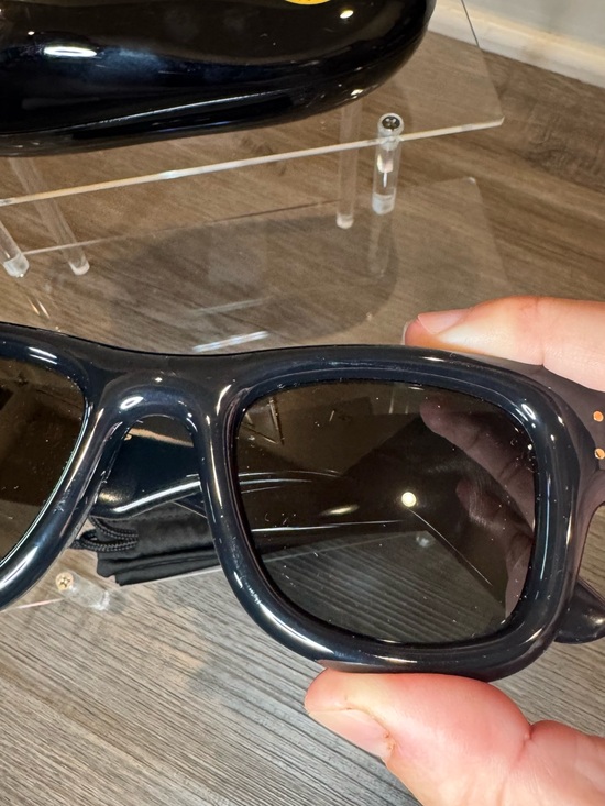 Ray-Ban Wayfarer Puffer X ASAP Polished Black Sunglasses RB4940 main image 9